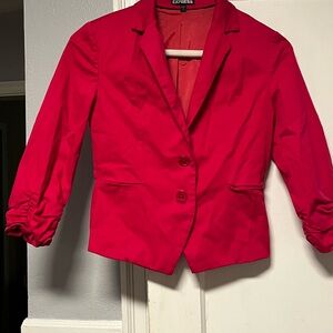 Express Women's Vibrant Red Blazer